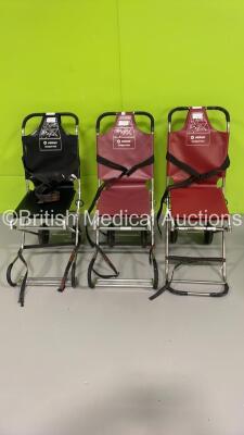 3 x Ferno Compact Evacuation Chairs