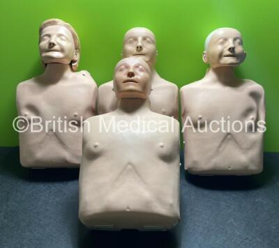 4 x Laerdal Little Junior Training Manikins in Large Carry Bag *H*