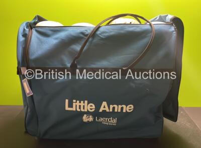 4 x Laerdal Little Junior Training Manikins in Large Carry Bag *H* - 5