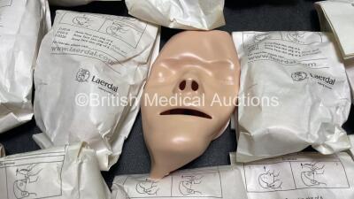 28 x Laerdal Anne Manikin Face Skin Replacements *Like New* **H** - 3