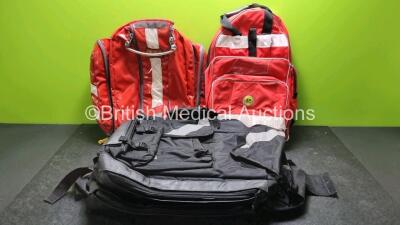 Job Lot Including 4 x Various Medical Rucksacks / Bags