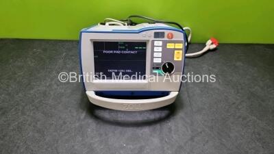 Zoll R Series Plus Defibrillator / Monitor (Powers Up) Including Pacer, ECG and Printer Options with 3 Lead ECG Lead, 1 x Battery and Paddle Lead *SN AF08K006100*