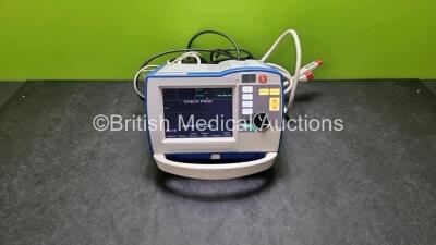 Zoll R Series Plus Defibrillator / Monitor (Powers Up) Including Pacer, ECG and Printer Options with 3 Lead ECG Lead, 1 x Battery and Paddle Lead *SN AF08L006368*