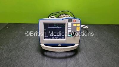 Zoll R Series Plus Defibrillator / Monitor (Powers Up) Including Pacer, ECG and Printer Options with 3 Lead ECG Lead, 1 x Battery and Paddle Lead *SN AF08L006367*