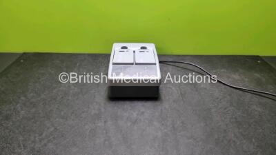 Physio Control Ref 11141-000107 Battery Charger (Powers Up) with 2 x Physio Control Ref 21330-001176 Li-ion Batteries *SN LP15S02608*