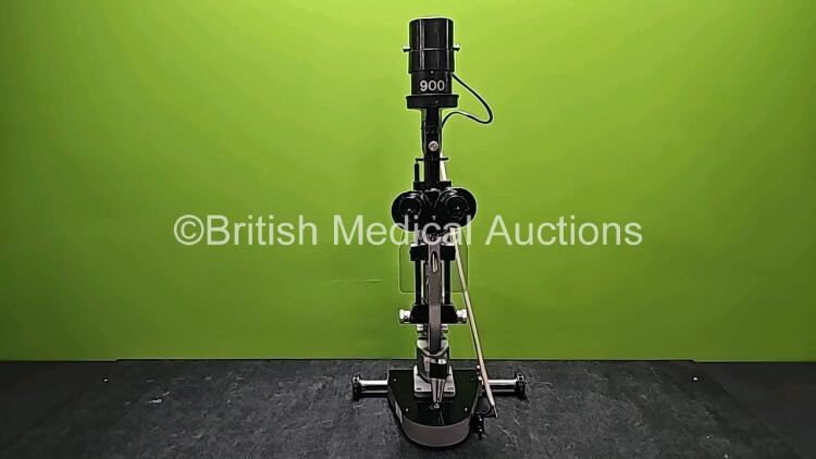 Haag Streit Bern AG 900 Slit Lamp (Untested Due to Foreign Lead) with Binoculars and 2 x 10 x Eyepieces *NA*