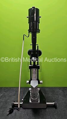 Haag Streit Bern AG 900 Slit Lamp (Untested Due to Foreign Lead) with Binoculars and 2 x 10 x Eyepieces *NA* - 11