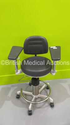 Dexta Hydraulic Ophthalmic Stool (Hydraulics Tested Working)