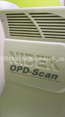 Nidek OPD-Scan ARK-1000 System Version 2.14.01 on Motorized Table (Powers Up - Damage to Joystick - See Photo) - 4