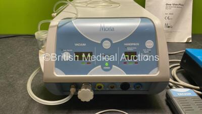 Moria Evolution Ref - 19380 Microkeratome Surgical Console *Mfd - 2006* with 1 x Moria Handpiece,1 x Vacuum Footswitch,1 x Dual Footswitch and 1 x Manual (Powers Up) - 7