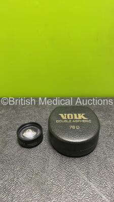 Volk 78D Double Aspheric Lens in Case