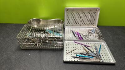 Job Lot of Ophthalmic Surgical Instruments and Trays