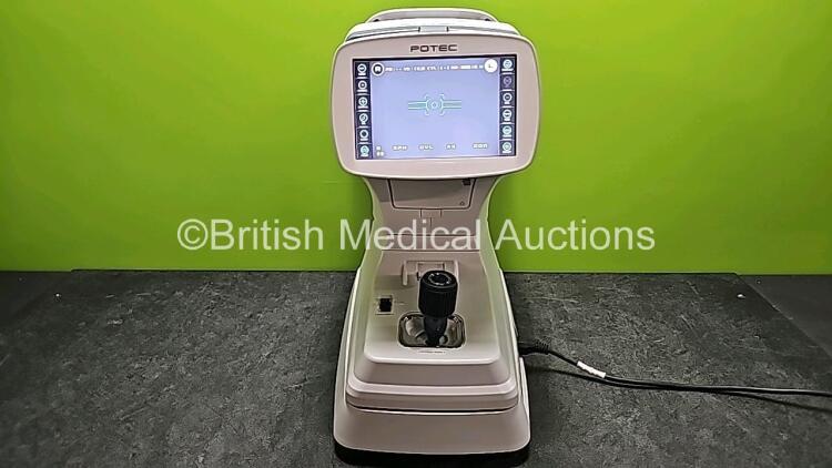 Potec PRK-8000 Auto Ref-Keratometer Ver 1.0.30.A+ *Mfd 2022* (Powers Up) *SN K8LF15F*