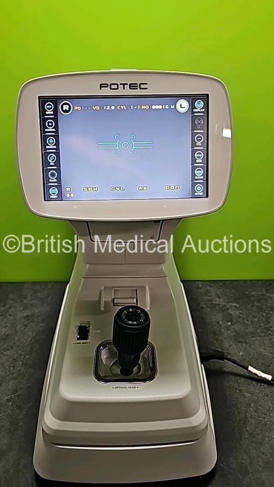 Potec PRK-8000 Auto Ref-Keratometer Ver 1.0.30.A *Mfd 2022* (Powers Up) *SN  K8LF15F*