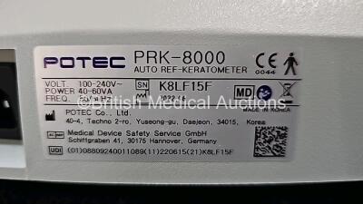 Potec PRK-8000 Auto Ref-Keratometer Ver 1.0.30.A+ *Mfd 2022* (Powers Up) *SN K8LF15F* - 10