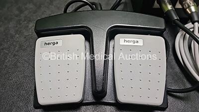 Herga 6226 -0003 Footswitch with 1 x Power Supply and Connector - 3