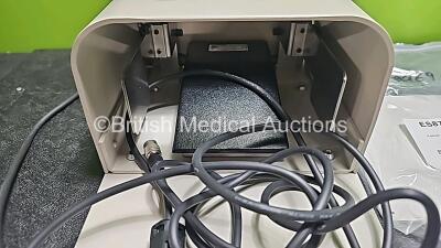 Mixed Lot Including 1 x Nidek Power Footswitch 17330-0021, 1 x Nidek Unknown Lense with Chin Rest , 1 x Keyboard with 1 x Mouse and Cables and Various Keeler Slit Lamp Attachments - 3