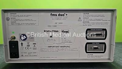 FMS Duo+ Fluid Management System Ref 284580 (Powers Up) *SN D15A10480* - 4