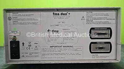 FMS Duo+ Fluid Management System Ref 4580 (Powers Up) *SN 0713F4018* - 4