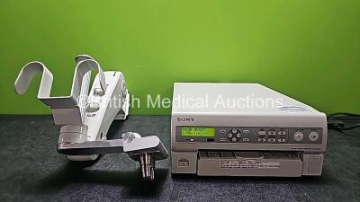 Mixed Lot Including 1 x Sony UP-55MD Colour Video Printer (Powers Up) and 1 x GCX Monitor Mounting Arm *SN 84500*