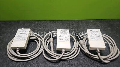 3 x CareFusion Infant Flow SiPAP Transducer Interface Ref 677-002 *Untested*