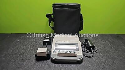 Bladderscan BVI 300 Bladder Scanner with 1 x Transducer/Probe and 1 x Spare Battery with 1 x Battery Charger in Carry Case (Powers Up and Probe Untested) *SN 03054322 / 15464*