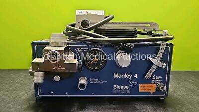 Blease Medical Manley MP4 Ventilator Ref 69100 *SN 048701*