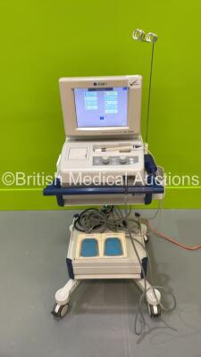 Tomey UD-6000 Ultrasonic A/B Scanner and Biometer on Tomey Trolley with Footswitch (Powers Up) *881404*