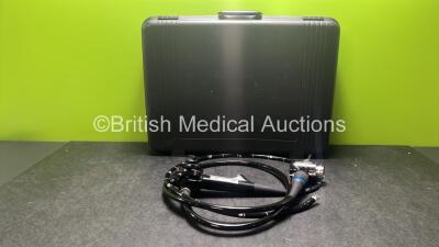 Olympus TJF-260V Video Duodenoscope in Case - Engineer's Report : Optical System - No Fault Found, Angulation - No Fault Found, Insertion Tube - No Fault Found, Light Transmission - No Fault Found, Channels - No Fault Found, Leak Check - No Fault Found *2