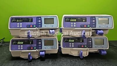 4 x Graseby 2100 Syringe Pumps *Mfd 2020* (All Power Up) *SN 201211356 / 201222646 / 201222961 /201211352*