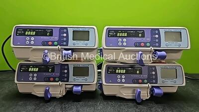 4 x Graseby 2100 Syringe Pumps *Mfd 2020* (All Power Up) *SN 201223838 / 201222956 / 201222831 / 201222835*