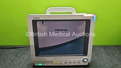 Mindray BeneView T5 Patient Monitor (Powers Up, Mark on Screen and Damaged Case - See Photos) *SN CM-0A114093*