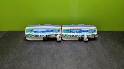 2 x BD Alaris Plus PK Syringe Pumps *Mfd - 2020 / 2021* (Both Power Up)