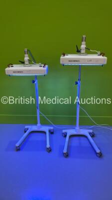 2 x Biliccompact Patient Lamps (Both Power Up with Good Bulbs)