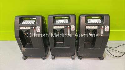 3 x DeVilbiss 5 Litre Oxygen Concentrators (All Power Up with 2 x Alarms)