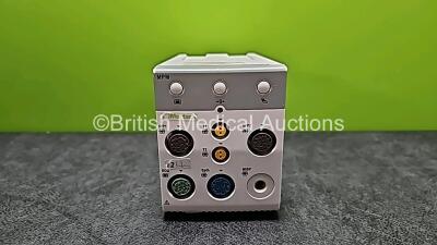 Mindray MPM-4 SpO2 115-010758-00 Ver 2.0 Module with IBP1, T1, T2, IBP2, ECG, SpO2 and NIBP Options (Damaged Case - See Photo) *SN CTA2A057733*