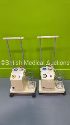 2 x Therapy Equipment Ltd Suction Pumps with Suctions Cups (Both Power Up) *LP*