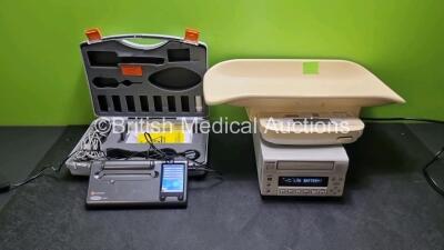 Mixed Lot Including 1 x Carefusion Microlab Spirometer (Powers Up) in Case, 1 x Sony DVD Recorder and 1 x Tanita Baby Weighing Scales *SN 08569945 / 34555