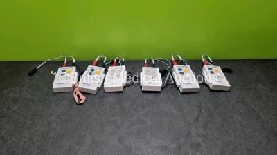 Job Lot Including 4 x Medtronic Model 5391 Single Chamber External Pacemakers and 2 x St Jude Medical 3077 External Pulse Generators *SN 1518518 / 1519602 / 0809007 / 1441432 / 0736050 / 1518520*