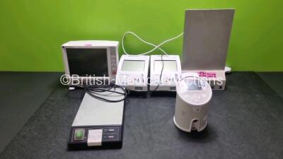 Mixed Lot Including 2 x Siemens Clinitek+ Status Analyzers, 1 x Edwards Lifesciences Vigilance II Patient Monitor, 1 x Freenius Thermosafe, 1 x Kanmed Baby Warmer and 1 x Baxter Bag Warmer *SN 609121 / 7PVG821 / VG007894*