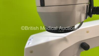 Carl Zeiss OPMI Visu 160 Surgical Microscope with f170 Binoculars, 2 x 12,5x Eyepieces, f 200 APO Lens and Footswitch on S7 Stand (Powers Up - Blown Bulb) *S/N 302605-9001-000* - 6