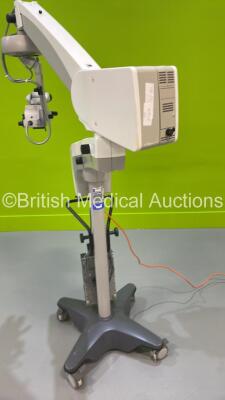 Carl Zeiss OPMI Visu 160 Surgical Microscope with f170 Binoculars, 2 x 12,5x Eyepieces, f 200 APO Lens and Footswitch on S7 Stand (Powers Up - Blown Bulb) *S/N 302605-9001-000* - 7