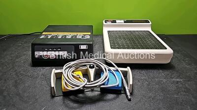 Mixed Lot Including 1 x Osteomed Osteopower 2 Modular Handpiece System (Powers Up), 1 x ArthroCare Footswitch 10863 and 1 x Seca Digital Scale (Powers Up) *LP*