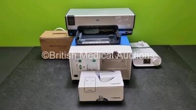 Mixed Lot Including 1 x Philips Respironics Dreamstation, 1 x St Judes Medical Transmitter, 1 x HP 6940 Deskjet And 1 x Biotronik Cardiomessenger