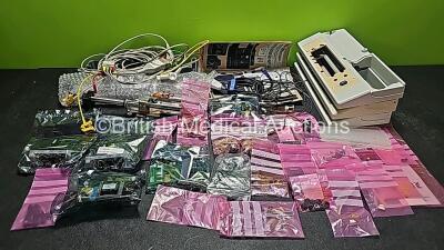 Large Quantity of IVAC PCAM Replacement/Spare Parts and 2 x ECG Leads