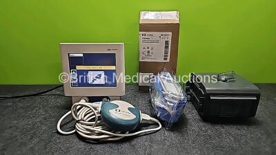 Mixed Lot Including 1 x Covidien Genius 3 Tympanic Thermometer and Base, 1 x Covidien BiS Complete Monitoring System (Powers Up) with 1 x Covidien BIS LoC 2 Channel Transducer and 1 x Respironics System One Humid