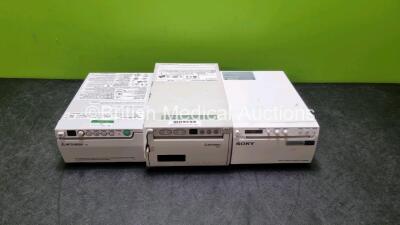 Job Lot of Printers Including 1 x Mitsubishi P95, 1 x Mitsubishi P91 and 1 x Sony UP-D89MD