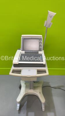 GE MAC 5500 HD ECG Machine on Stand (Draws Power with Blank Screen)