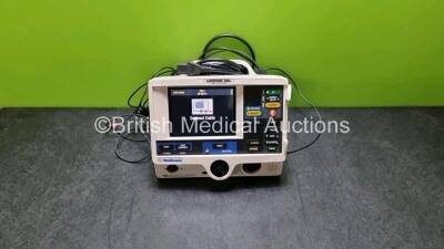 Medtronic Lifepak 20e Defibrillator / Monitor (Powers Up, Door Missing) Including Pacer, ECG and Printer Options with 3 Lead ECG Lead *SN 37768452*