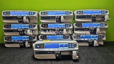 10 x CareFusion Alaris CC Guardrails Plus BD Syringe Pumps *All Mfd 2020* (All Power Up) *SN 372043288 / 372051620 / 372024598 / 372038310 / 372043285 / 372051617 / 372039967 / 372047826 / 372058016 / 372047819*